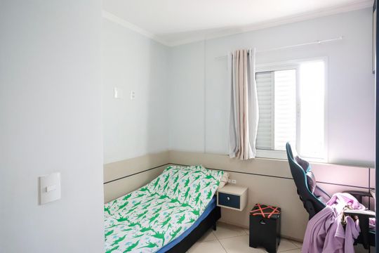 Quarto 2 de apartamento à venda com 3 quartos, 83m² em Santa Maria, São Caetano do Sul