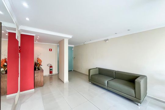 Hall de entrada de apartamento para alugar com 3 quartos, 83m² em Santa Maria, São Caetano do Sul