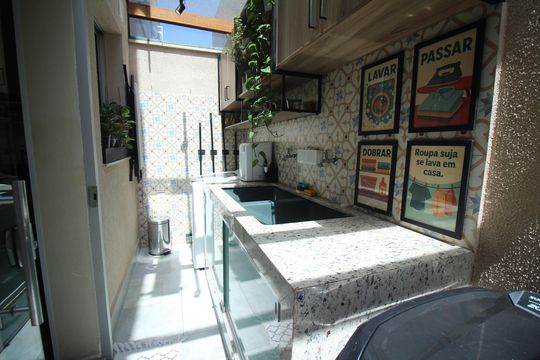 Area de Serviço de casa à venda com 3 quartos, 118m² em Milionários, Belo Horizonte