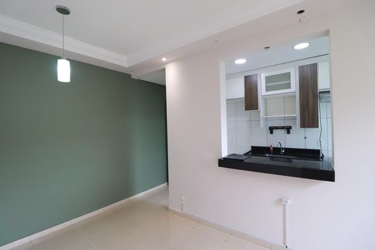 Sala de apartamento para alugar com 2 quartos, 46m² em Jardim Roberto Benedetti, Ribeirão Preto