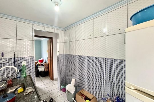 Cozinha de apartamento para alugar com 2 quartos, 45m² em Jardim Miriam, Ferraz de Vasconcelos