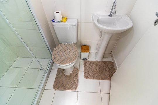Banheiro de apartamento à venda com 2 quartos, 32m² em Vila dos Andradas, São Paulo
