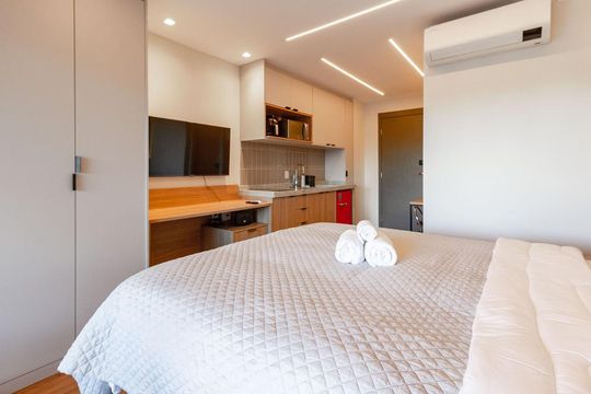 Quarto/Sala de apartamento para alugar com 1 quarto, 28m² em Perdizes, São Paulo