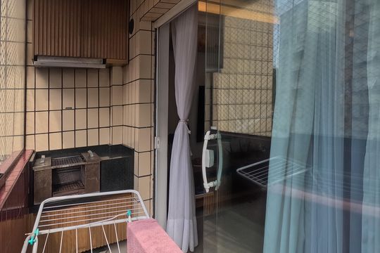 Varanda da Sala de apartamento para alugar com 2 quartos, 100m² em José Menino, Santos