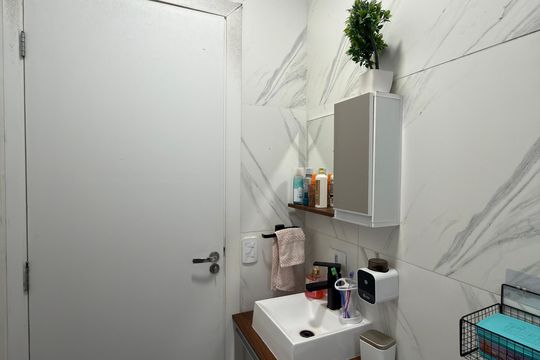Banheiro Social de casa à venda com 5 quartos, 225m² em Jardim Brasilandia, São Bernardo do Campo