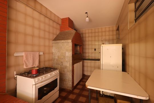 Cozinha de kitnet/studio para alugar com 1 quarto, 18m² em Vila Curuçá, Santo André