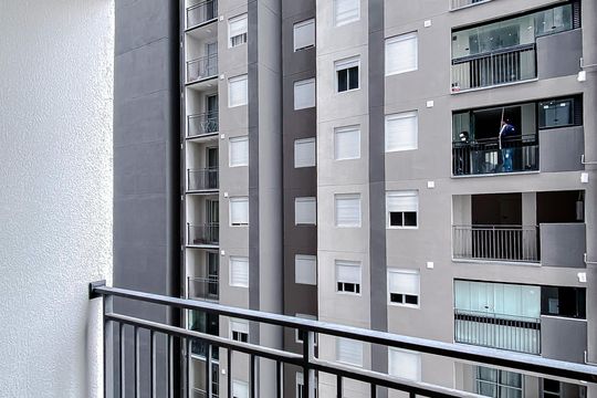 Varanda da Sala de apartamento à venda com 2 quartos, 40m² em Belenzinho, São Paulo