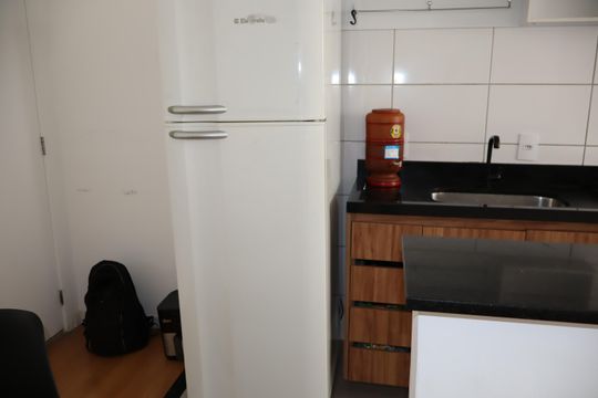 Cozinha de apartamento para alugar com 1 quarto, 32m² em Vila Graciosa, São Paulo