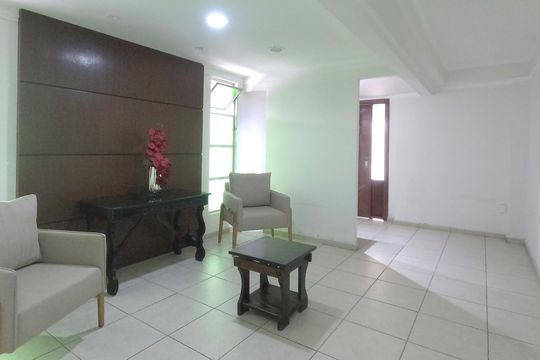 Área Comum - Hall de Entrada de apartamento para alugar com 1 quarto, 53m² em Aparecida, Santos
