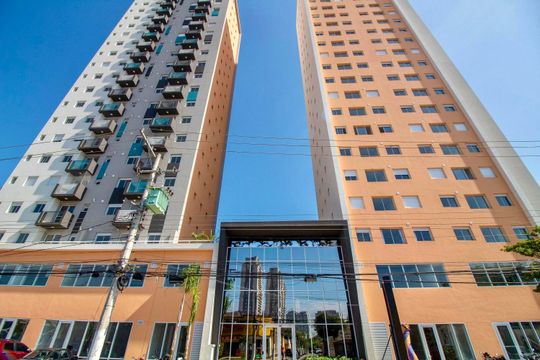 Fachada de apartamento para alugar com 2 quartos, 35m² em Santo Amaro, São Paulo