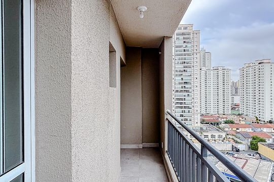 Varanda de apartamento para alugar com 2 quartos, 45m² em Chácara Califórnia, São Paulo