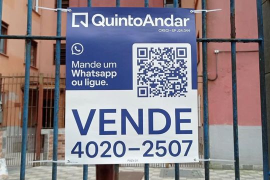Placa PXZV-21 de apartamento à venda com 2 quartos, 45m² em Conceição, Diadema