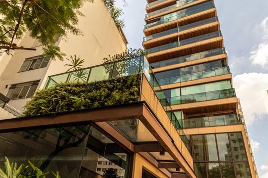 Fachada de apartamento para alugar com 1 quarto, 33m² em Santa Cecilia, São Paulo