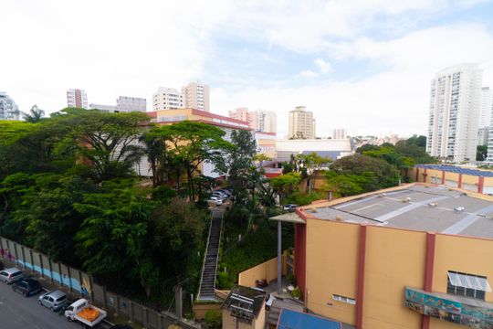 Vista da Sacada de kitnet/studio para alugar com 1 quarto, 25m² em Vila Santa Catarina, São Paulo