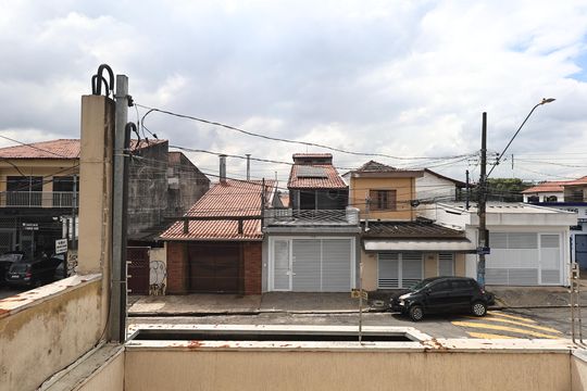Vista da suíte de apartamento para alugar com 2 quartos, 57m² em Parque Novo Oratório, Santo André