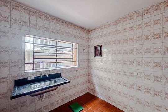 Cozinha de casa para alugar com 1 quarto, 75m² em Vila Moreira, São Paulo