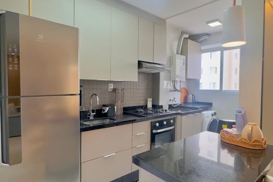Cozinha de apartamento à venda com 2 quartos, 54m² em Macedo, Guarulhos