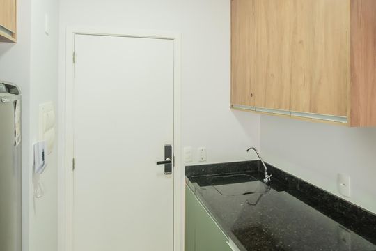Área de Serviço de kitnet/studio à venda com 1 quarto, 34m² em Vila Clementino, São Paulo