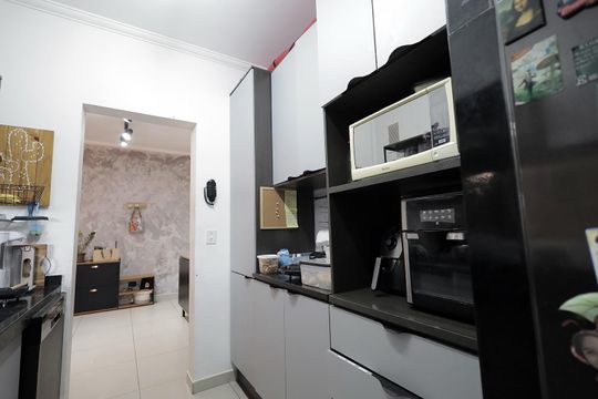 Cozinha de apartamento para alugar com 3 quartos, 89m² em Parque das Nações, Santo André