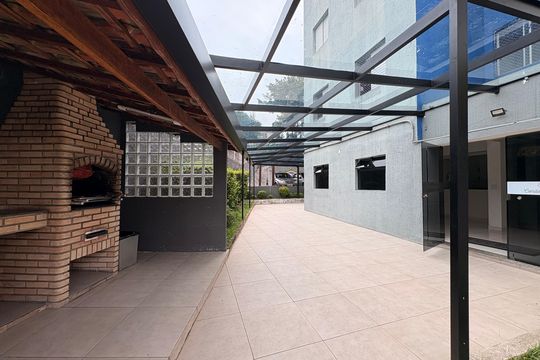 Área comum - Churrasqueira de apartamento à venda com 2 quartos, 53m² em Vila Lutécia, Santo André