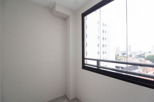 Varanda da Sala de apartamento para alugar com 2 quartos, 34m² em Moinho Velho, São Paulo