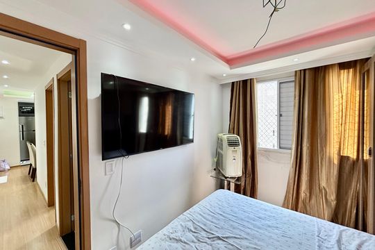 Quarto 2 de apartamento à venda com 2 quartos, 44m² em Colônia (zona Leste), São Paulo