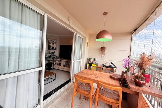Varanda de apartamento para alugar com 2 quartos, 100m² em Chácara Santo Antônio (zona Sul), São Paulo