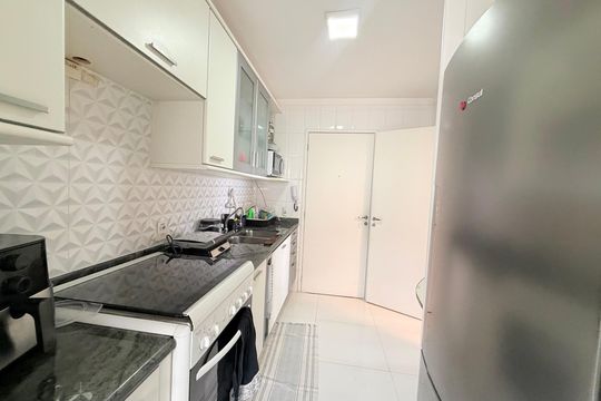 Cozinha de apartamento para alugar com 2 quartos, 100m² em Chácara Santo Antônio (zona Sul), São Paulo