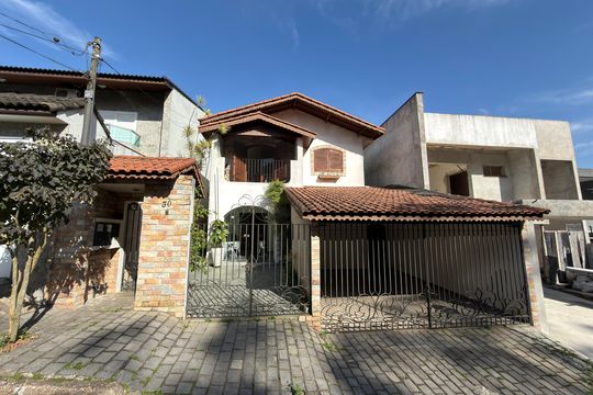 Fachada de casa de condomínio à venda com 4 quartos, 380m² em Bairro dos Casa, São Bernardo do Campo