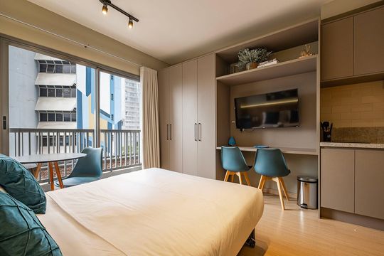 Studio de kitnet/studio para alugar com 1 quarto, 24m² em Pinheiros, São Paulo