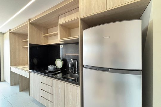 Studio de kitnet/studio para alugar com 1 quarto, 25m² em Pinheiros, São Paulo