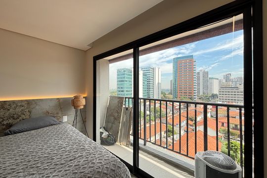 Studio de kitnet/studio para alugar com 1 quarto, 25m² em Pinheiros, São Paulo