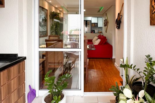 Sacada de apartamento à venda com 2 quartos, 65m² em Independência, São Bernardo do Campo