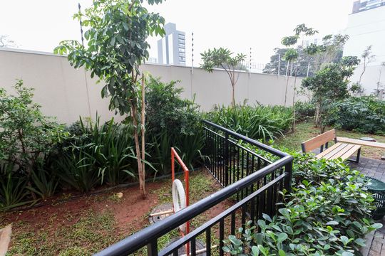 Área comum de apartamento para alugar com 1 quarto, 31m² em Indianópolis, São Paulo