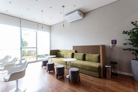 Área comum de apartamento para alugar com 1 quarto, 31m² em Indianópolis, São Paulo