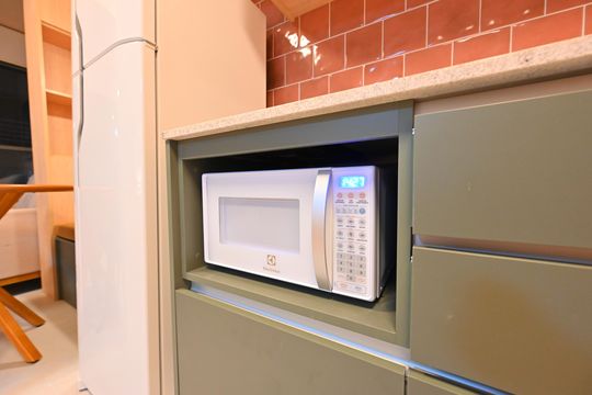 Cozinha de kitnet/studio para alugar com 1 quarto, 38m² em Vila Monte Alegre, São Paulo