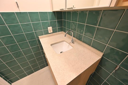 Banheiro Social de kitnet/studio para alugar com 1 quarto, 38m² em Vila Monte Alegre, São Paulo