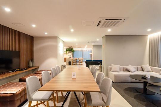 Salão de Festas de kitnet/studio para alugar com 1 quarto, 38m² em Vila Monte Alegre, São Paulo