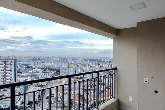 Varanda da Sala de kitnet/studio para alugar com 1 quarto, 35m² em Ipiranga, São Paulo
