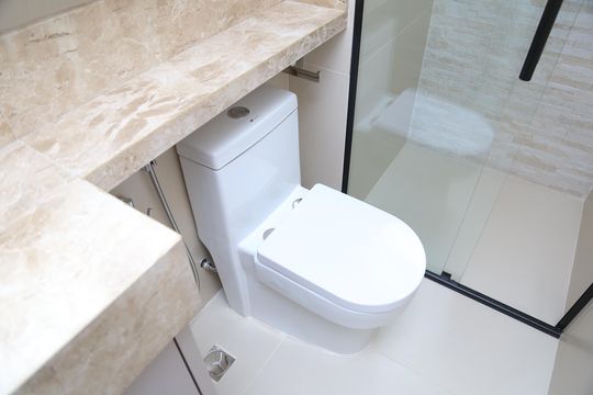 Banheiro de apartamento à venda com 3 quartos, 82m² em São Francisco, Goiânia