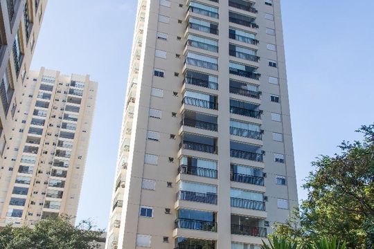 Fachada do Bloco de apartamento à venda com 2 quartos, 70m² em Jardim Leonor Mendes de Barros, São Paulo