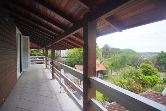 varanda da suite de casa à venda com 4 quartos, 220m² em Dona Augusta, Novo Hamburgo
