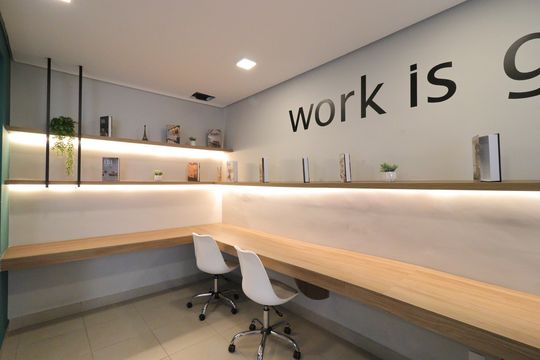 Área comum - CoWorking de apartamento à venda com 2 quartos, 37m² em Socorro, São Paulo