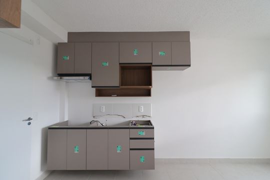 Cozinha de apartamento à venda com 2 quartos, 37m² em Socorro, São Paulo