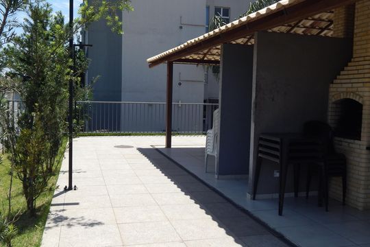 Área comum - Churrasqueira de apartamento para alugar com 2 quartos, 43m² em Santa Cruz, Rio de Janeiro