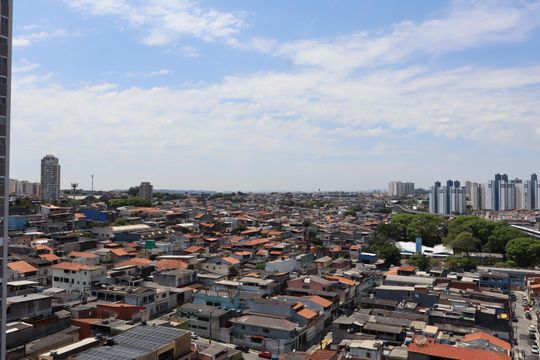 Vista da Varanda de apartamento para alugar com 1 quarto, 2500m² em Vila Tolstoi, São Paulo