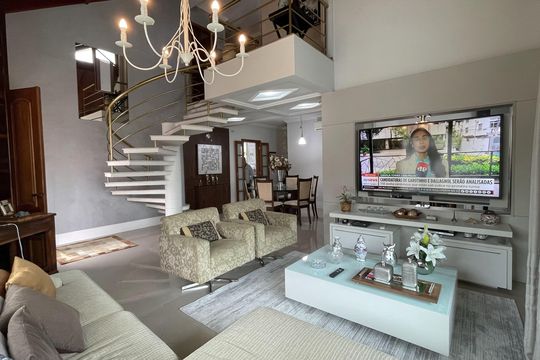 Vista interna Sala 1 e 2 de casa para alugar com 2 quartos, 352m² em Caminho Novo, Palhoça