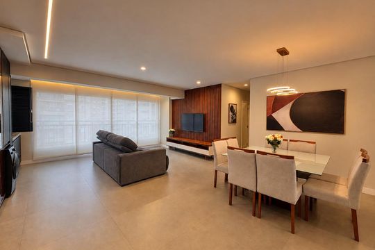 Sala de apartamento à venda com 3 quartos, 88m² em Alphaville, Barueri