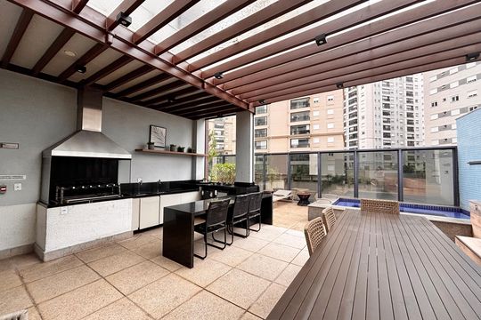 Área comum - Churrasqueira 2 de apartamento à venda com 3 quartos, 88m² em Alphaville, Barueri