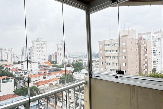 Sala - Sala de Jantar  Varanda de apartamento para alugar com 3 quartos, 141m² em Campestre, Santo André